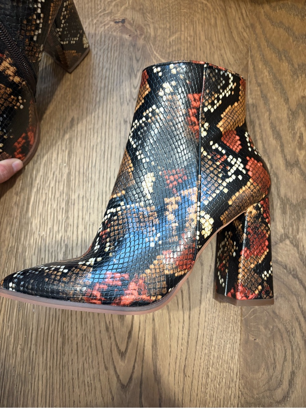 Steve Madden Snake Skin Bootie